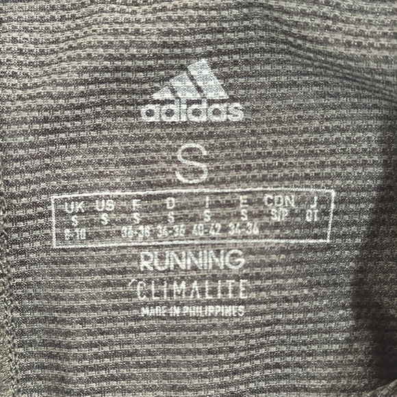 Adidas Gym Tank Sheer Charcoal Gray Women’s Small - Picture 6 of 8